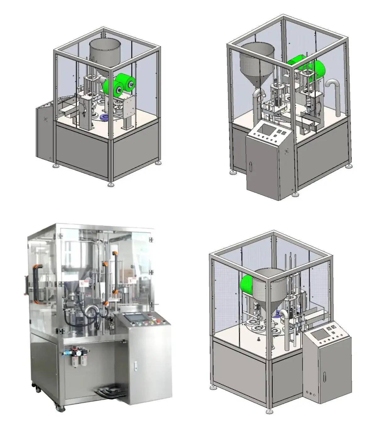 Compact Footprint - SDH-R hummus filling machine feature