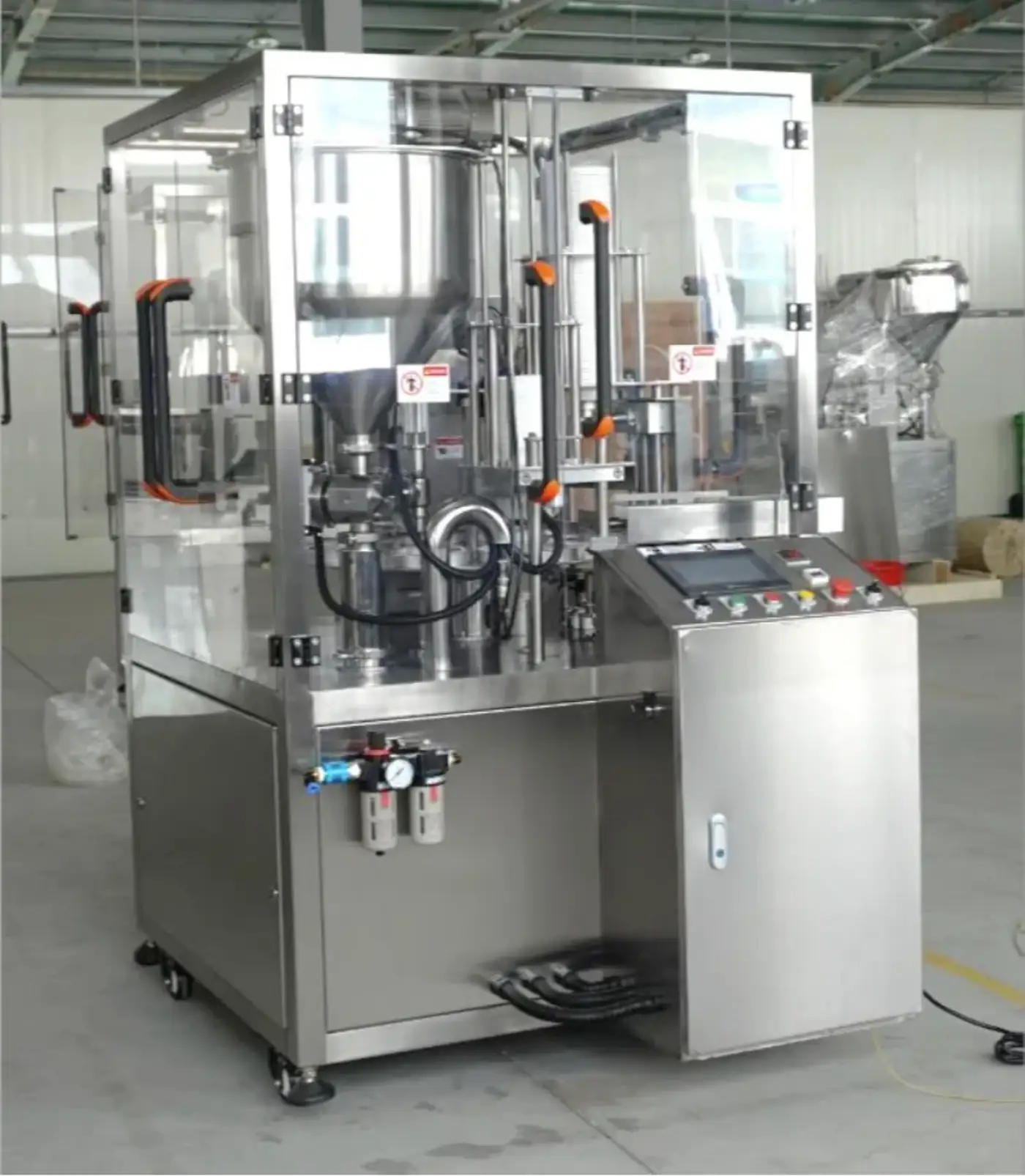 CE/FDA/UL Certified - SDH-R hummus filling machine feature